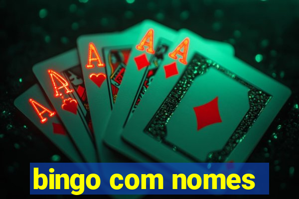 bingo com nomes